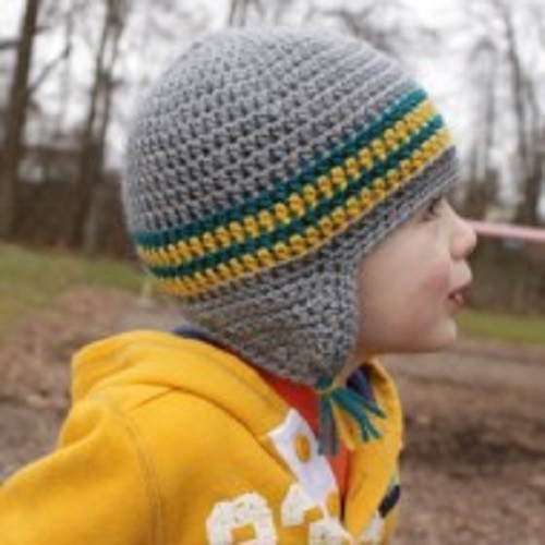 15 DIY Crochet Hat with Ear Flaps 7