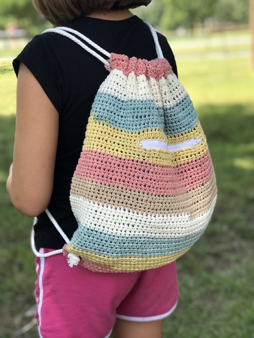 DIY Crochet Backpack Patterns Ideas 13