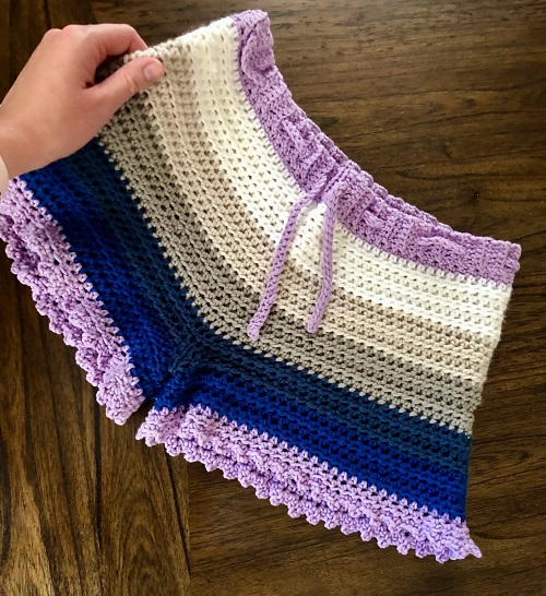 DIY Crochet Shorts 4