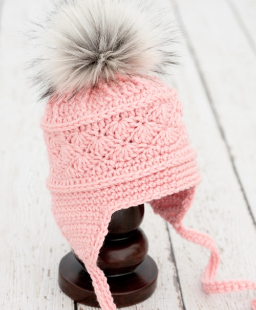 15 DIY Crochet Hat with Ear Flaps 6