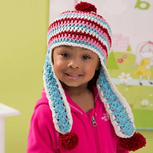 15 DIY Crochet Hat with Ear Flaps 8