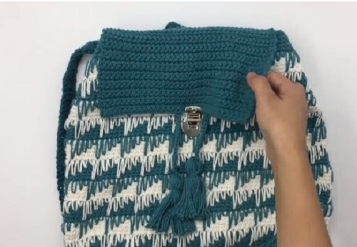 DIY Crochet Backpack Patterns Ideas 12
