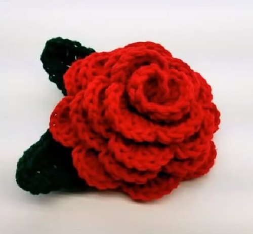 DIY Crochet Rose Pattern Ideas 2