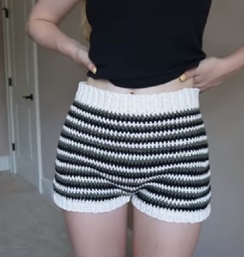 DIY Crochet Shorts 5