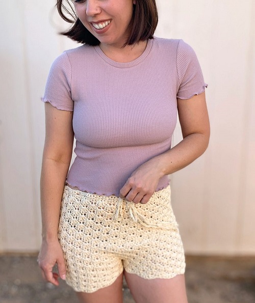 DIY Crochet Shorts 6