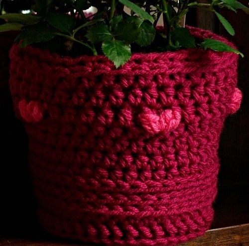 DIY Crochet Flower Pot Pattern Ideas