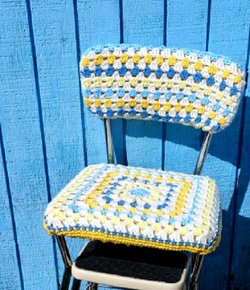 DIY Crochet Chair Cover Ideas 10