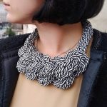 crochetokstudio statement crochet jewelry necklace 1