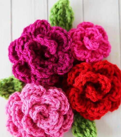 DIY Crochet Rose Pattern Ideas
