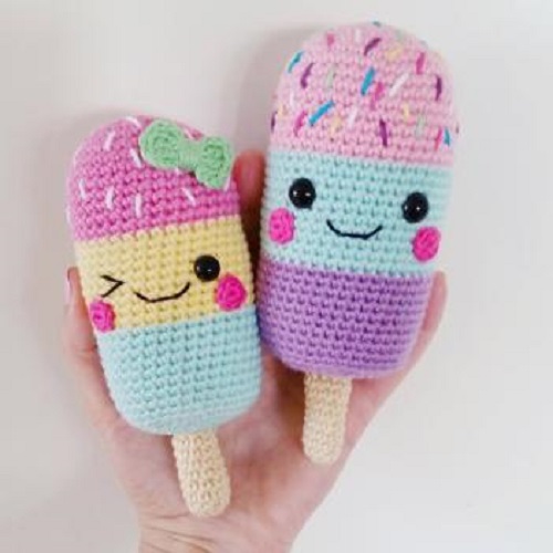 Crochet Ice Cream Cone 4