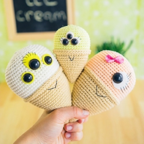 Crochet Ice Cream Cone 9