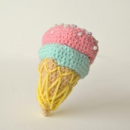 Crochet Ice Cream Cone 10