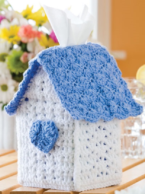 Crochet Tissue Box Cover 2