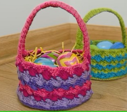 crochet easter basket 7
