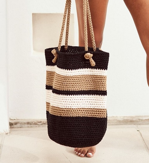 Crochet Bucket Bag 6