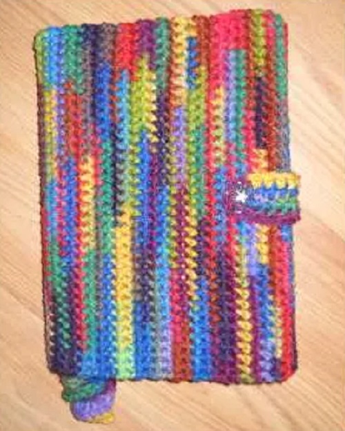 Crochet Book Cover 3