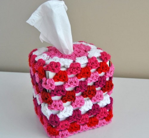 Crochet Tissue Box Cover 11