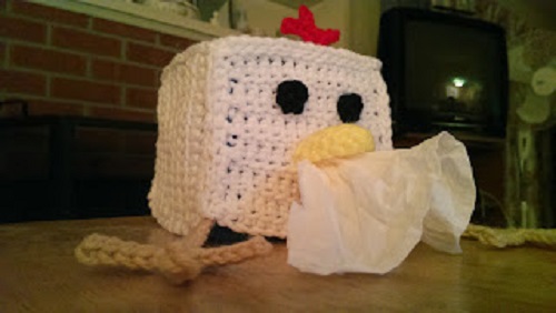 Crochet Tissue Box Cover 6