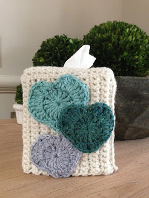 Crochet Tissue Box Cover 14
