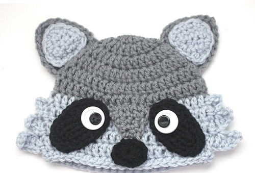 Crochet Raccoon 3