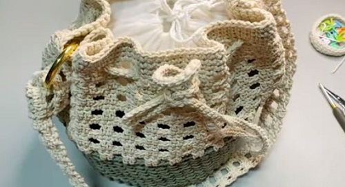 Crochet Bucket Bag 2