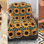 Sunflower Crochet Blanket