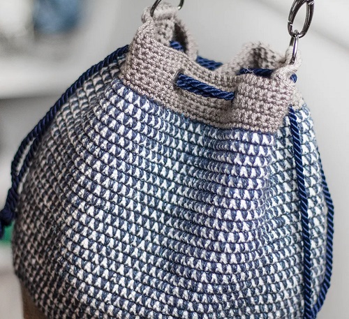 Crochet Bucket Bag 5