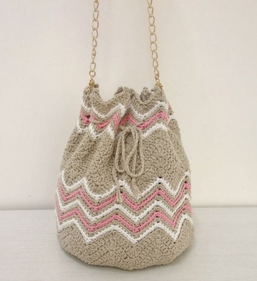 11 Easy DIY Crochet Bucket Bag Patterns - Crocht