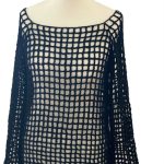 crochet mesh long sleeved top pattern