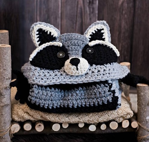 Crochet Raccoon 6