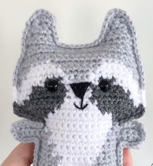 Crochet Raccoon 4