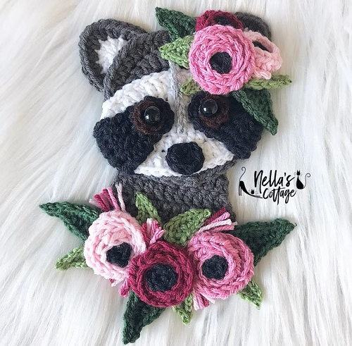 Crochet Raccoon 7