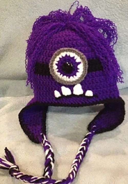 Crochet Minion Hat 9