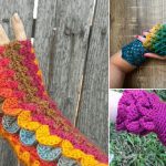 Crochet Dragon Gloves
