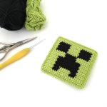 Minecraft Creeper Coaster Crochet Pattern