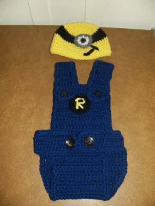 Crochet Minion Hat 7