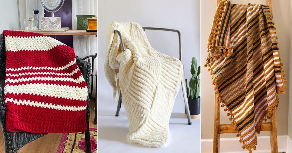 10 Crochet Throw Blanket Ideas For Beginners Crocht
