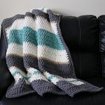Easy Crochet Adult Throw Blanket For Beginners