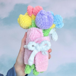 No-Sew Flower Bouquet Crochet Pattern