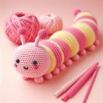 Chic Pattern Pink Caterpillar