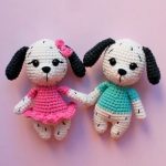 Crochet Dalmatian Amigurumi Dog
