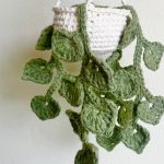 Crochet Mini Hanging Money Plant