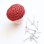 DIY Crochet Mushroom Pincushion