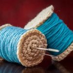 DIY Crochet Pincushion Spool 1