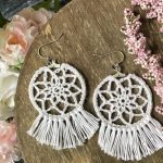 Dreamcatcher-themed Free Crochet Earring Pattern