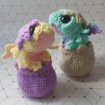 Hatching baby dragon Crochet Pattern