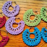 Simple Summertime Crochet Earrings