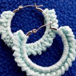 Sparkle Hoop Earrings Crochet Pattern