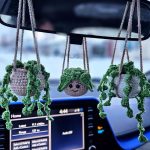 Car Hanging Mini String of Pearls Crochet Pattern