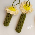 Crochet Floral Lip Balm Holder